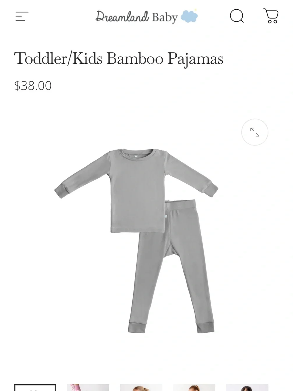 Dreamland baby pajamas set size 5t
